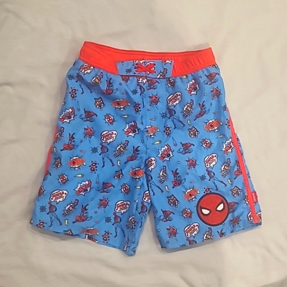 Spiderman boys swim trunks sz9/10